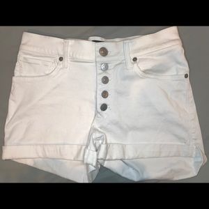 White Denim Jean Shorts